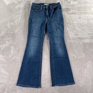 Levi's Women's Jeans 726 Flare Denim Casual High Rise 28 Blue